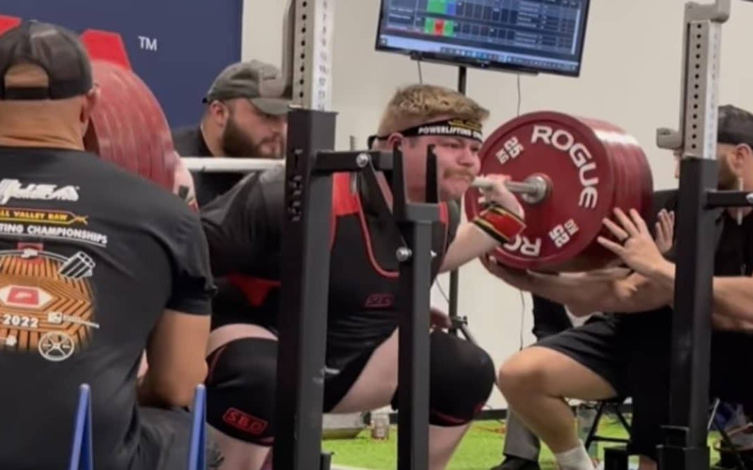 20-Year-Old Powerlifter Max Shethar (+140KG) Scores 755-Pound Squat, 463-Pound Bench Press PRs