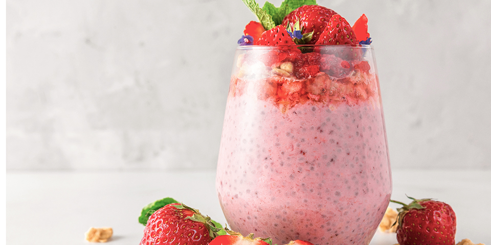 Strawberry Dream Chia Pudding