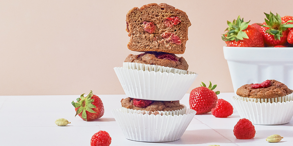 Double Berry Shakeology Muffins