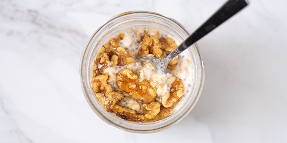 Walnut Cookie Overnight Oats